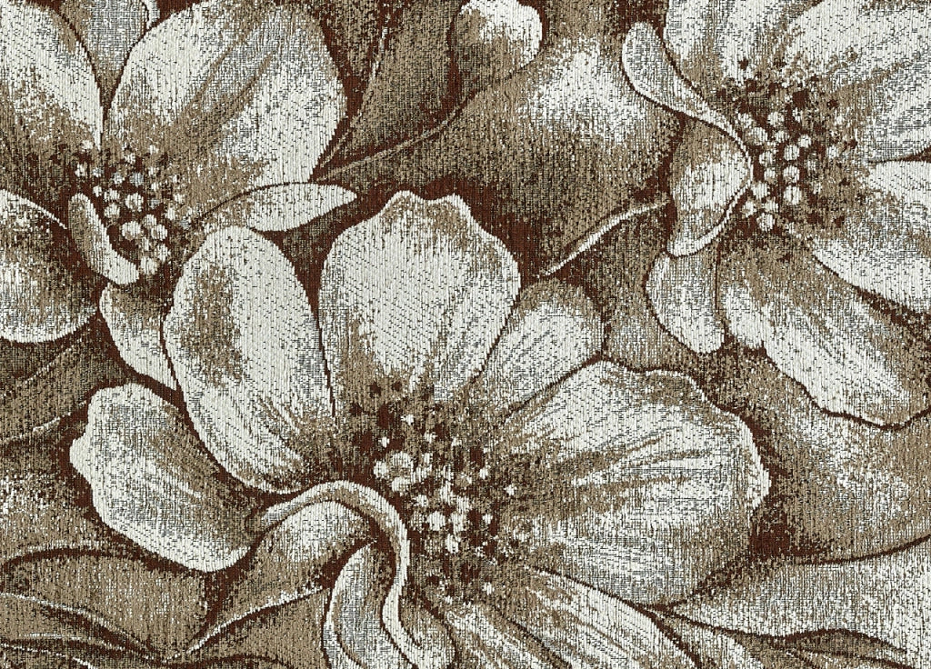 Tappeto Salotto Velour Antiscivolo Disegno Asturia By Suardi - 85x150 - Fango