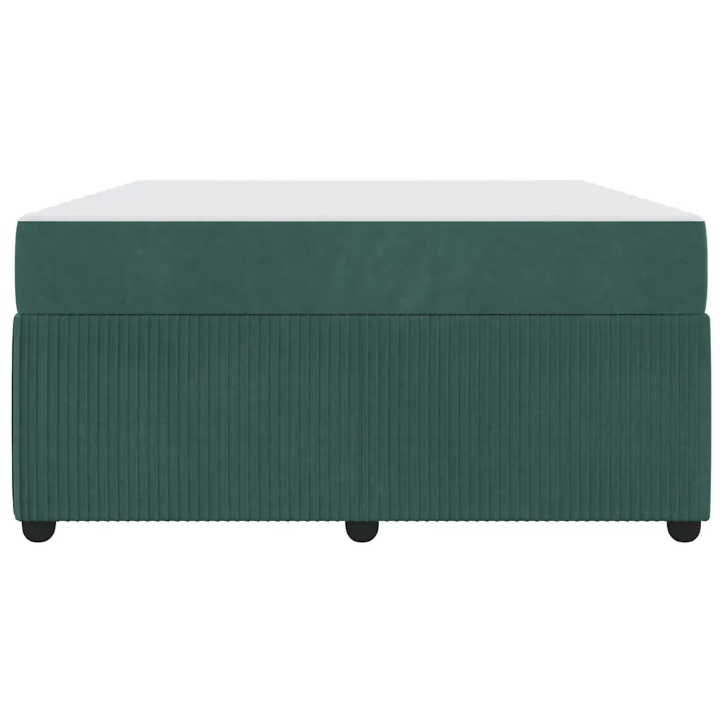 Struttura del letto Verde Scuro 140 x 200 cm Tessuto 3398402