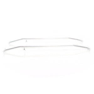 Staffe telo per rimorchi leggeri e carrelli appendice, 2 barre allungabili 100-145cm, in alluminio