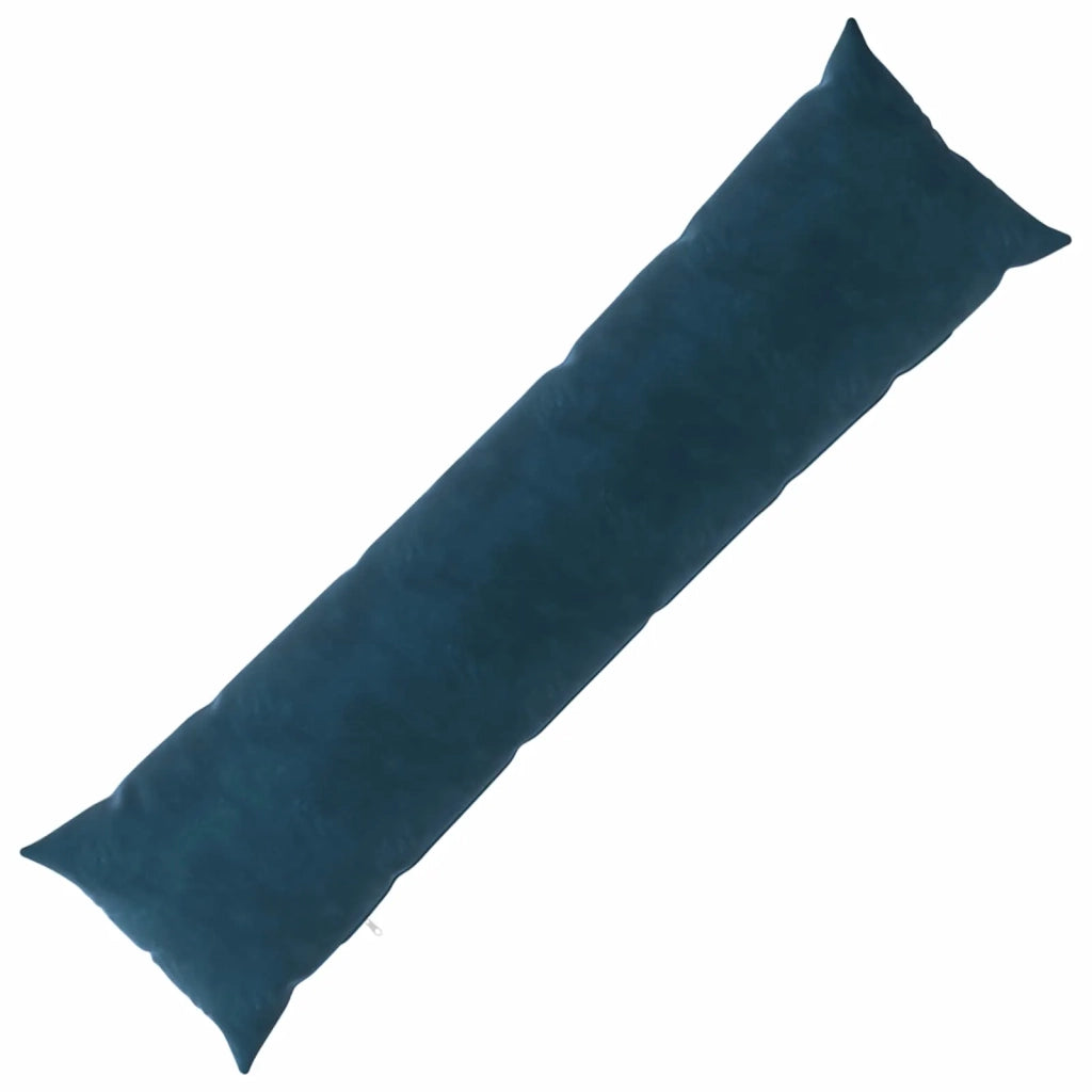 Cuscino con cuscino HEERLEN Blu 40 x 145 cm Velluto 926097