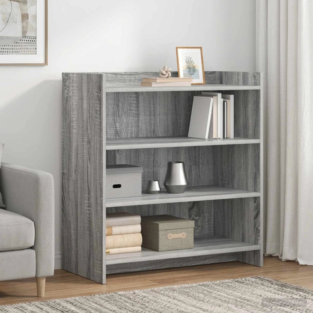 Credenza Sonoma grigio 75 x 36 x 80 cm Legno ingegnerizzato 8011112
