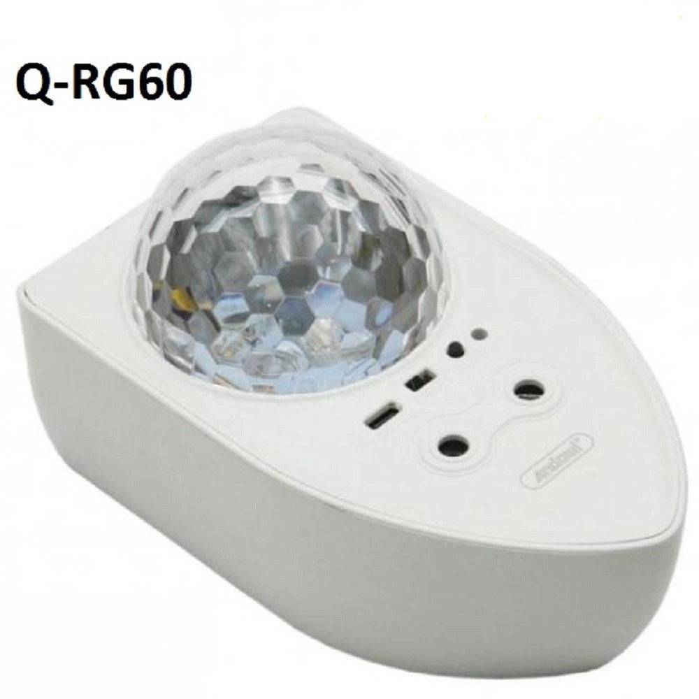 Trade Shop - Lampada Proiettore Stella Led Con Telecomando Rgb Q-rg60 Altoparlante Wireless -