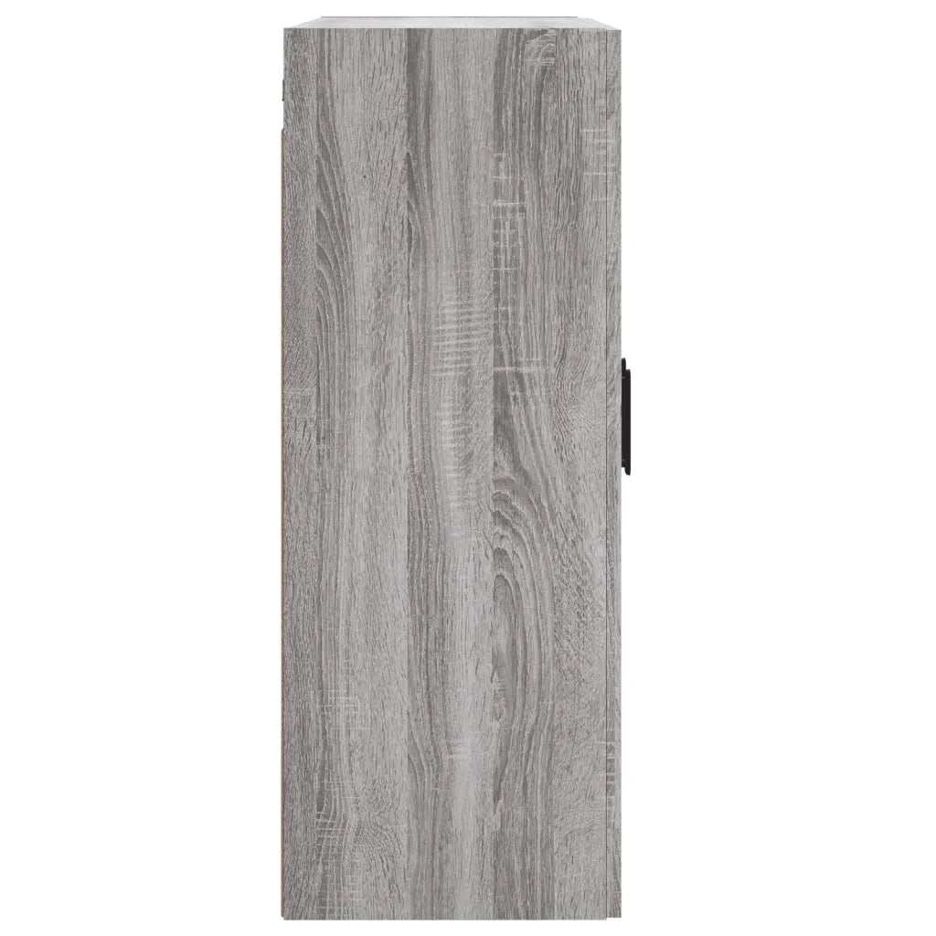 Armadietti a Parete 2 pz Grigio Sonoma in Legno Multistrato