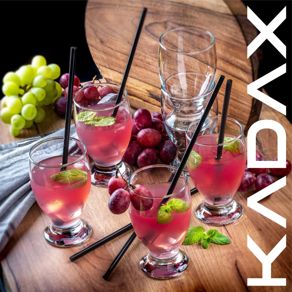 Set di 12 tazze e bicchieri KADAX per dessert e gelati, 300 ml ciascuno.