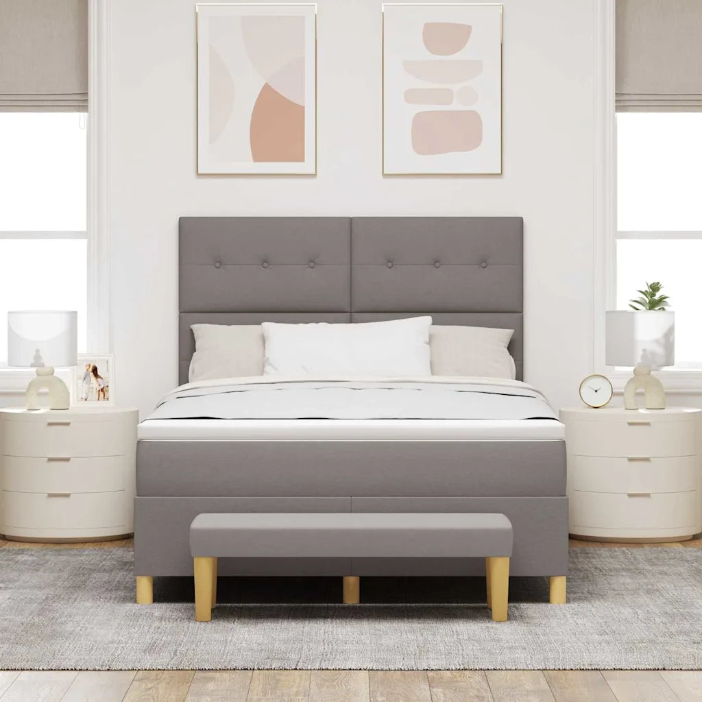 Letto a molle con materasso Talpa 160 x 200 cm Tessuto