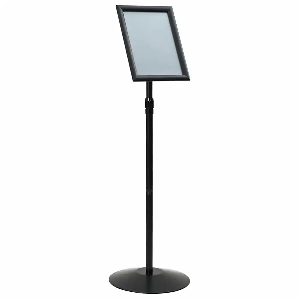 Supporto Poster a Piedistallo Argento a4 PVC e Acciaio