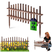 Recinzione da giardino in legno KADAX, bordura per aiuole 85x35 cm, legno di pino