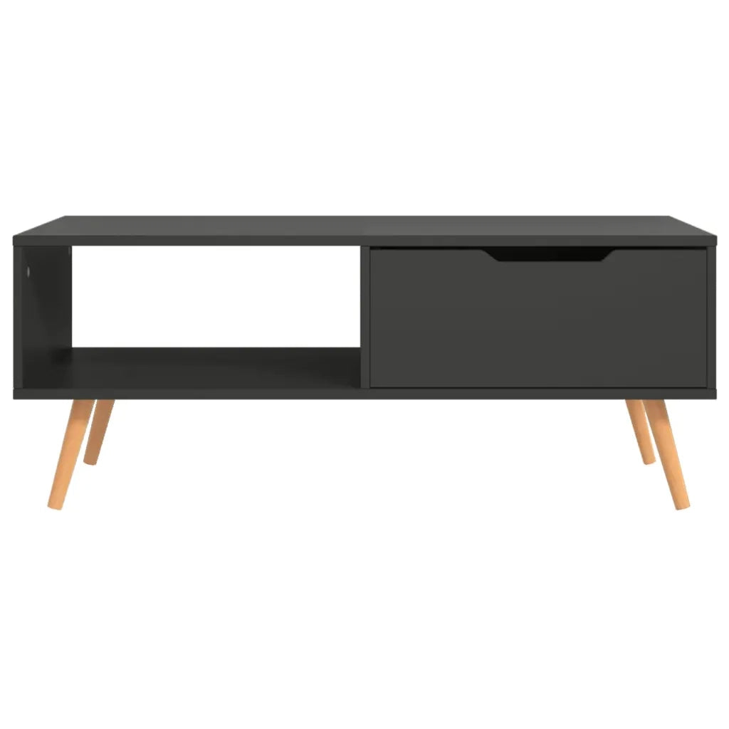 Tavolino da Salotto-Tavolino da soggiorno Grigio 100x49,5x43 cm in Legno Multistrato