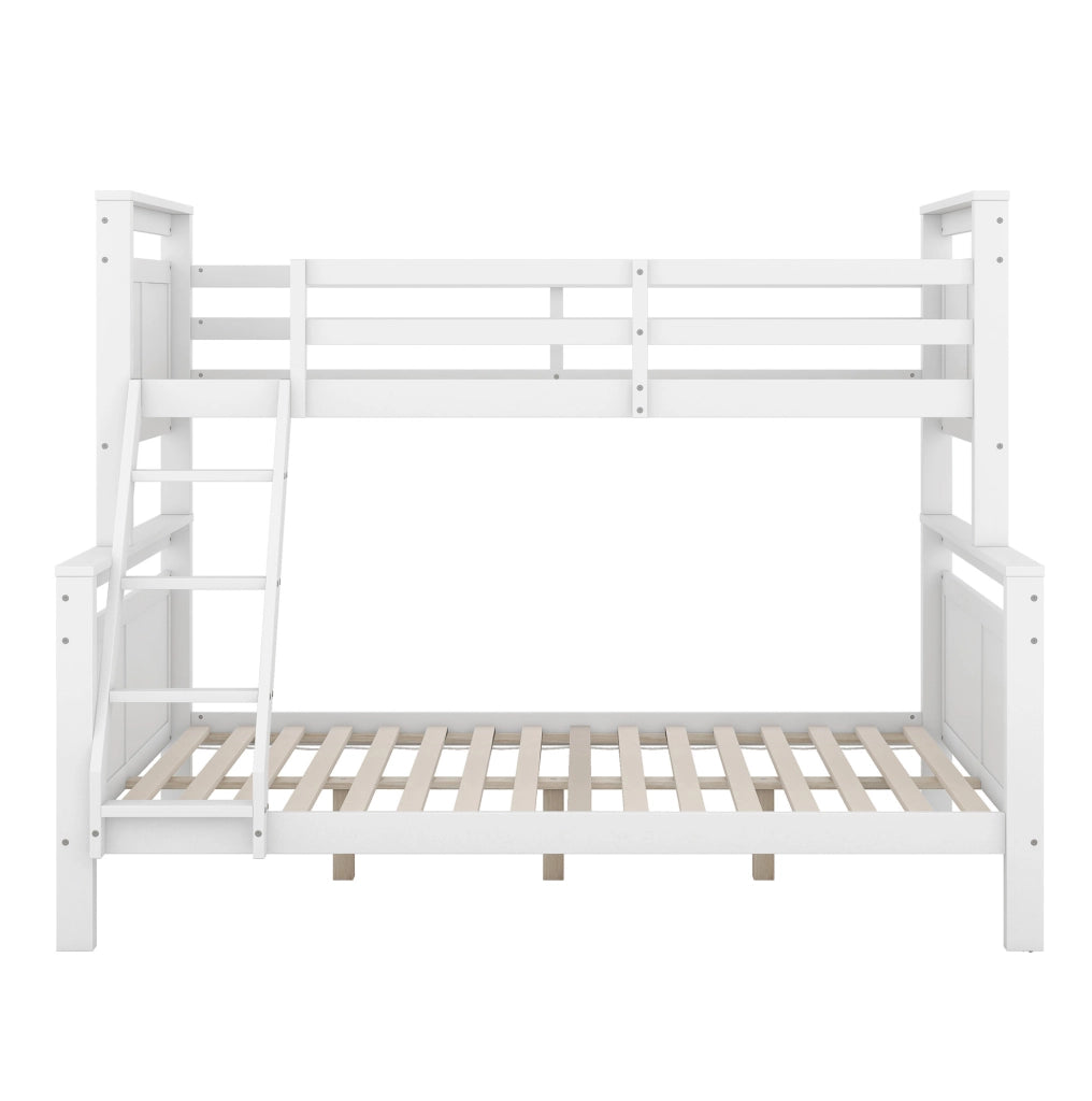 Letto a castello 90/140x200 cm trasformabile in 2 letti, bianco
