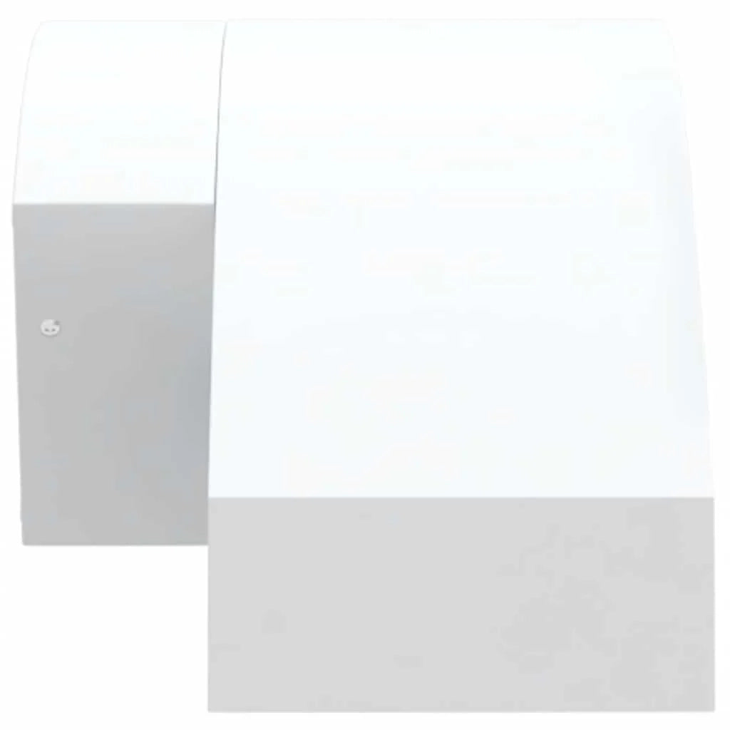 Set di 2 applique LED da esterno con sensore di movimento 27,5 x 7 x 10 cm alluminio bianco 02_0056595