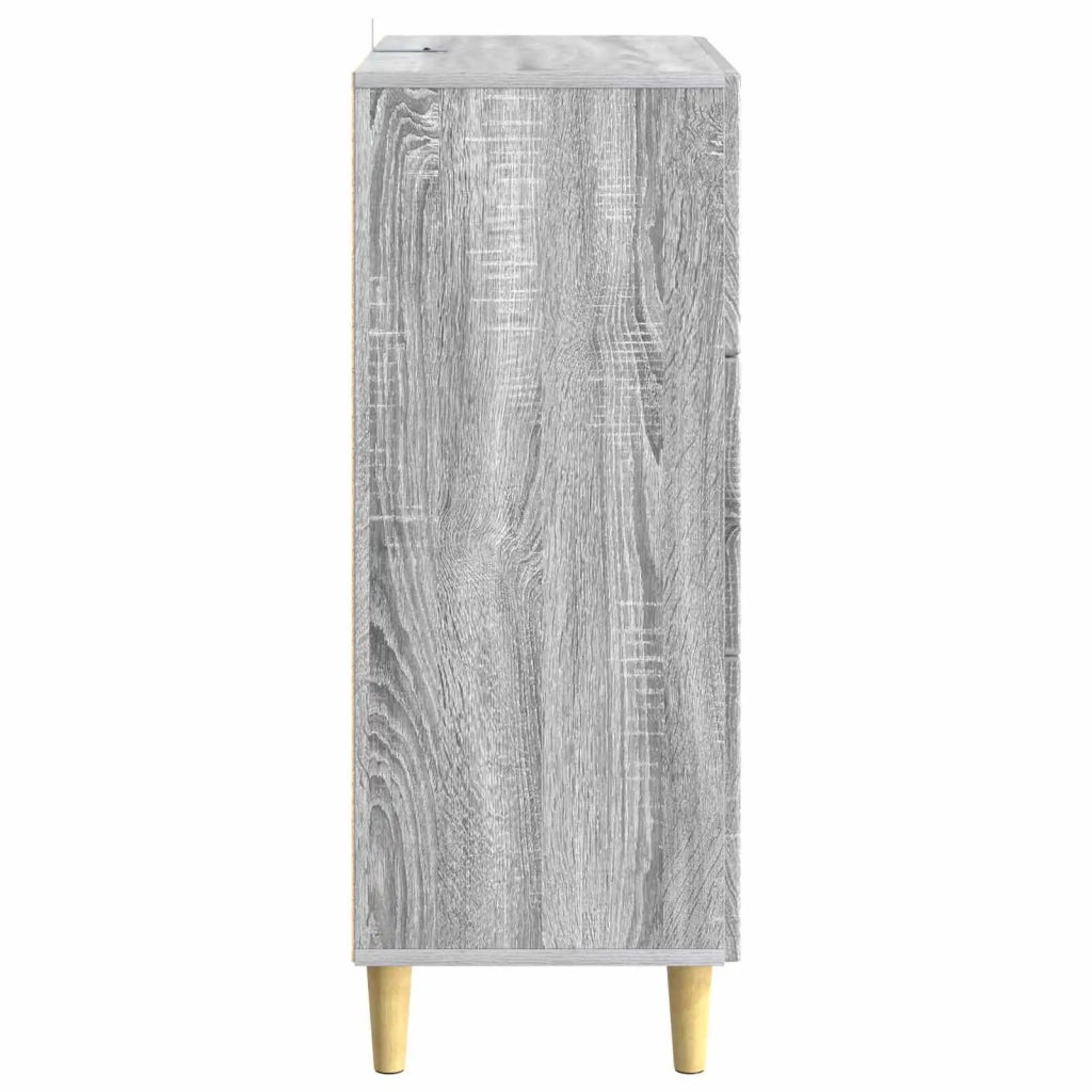 Mobile con Cassetti Sonoma grigio 33 x 34,5 x 90 cm 895081
