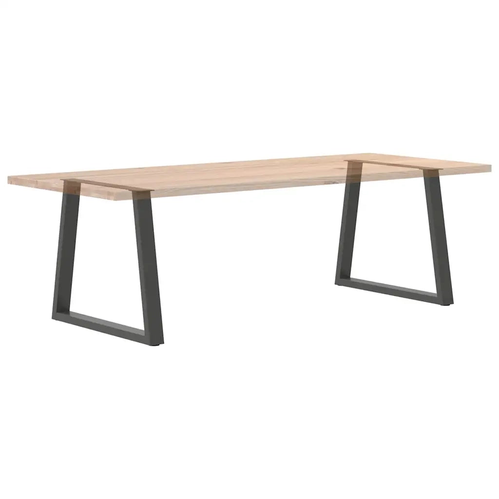 Gambe per tavolo da pranzo a forma di V 2 pz Antracite 80x(72-73,3) cm Acciaio 4012574