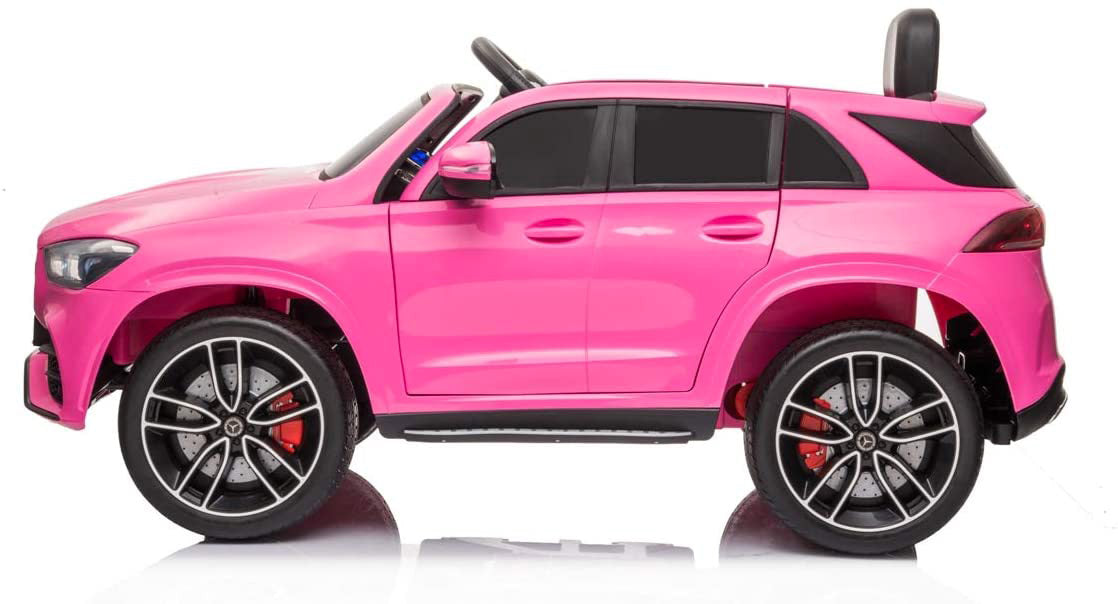 Macchina Elettrica per Bambini 12V con Licenza Mercedes GLE 450 AMG Rosa
