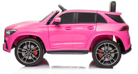 Macchina Elettrica per Bambini 12V con Licenza Mercedes GLE 450 AMG Rosa
