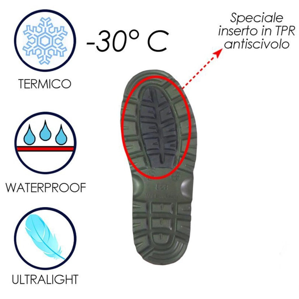 Stivale in eva termico antiscivolo ultraleggero numero 46