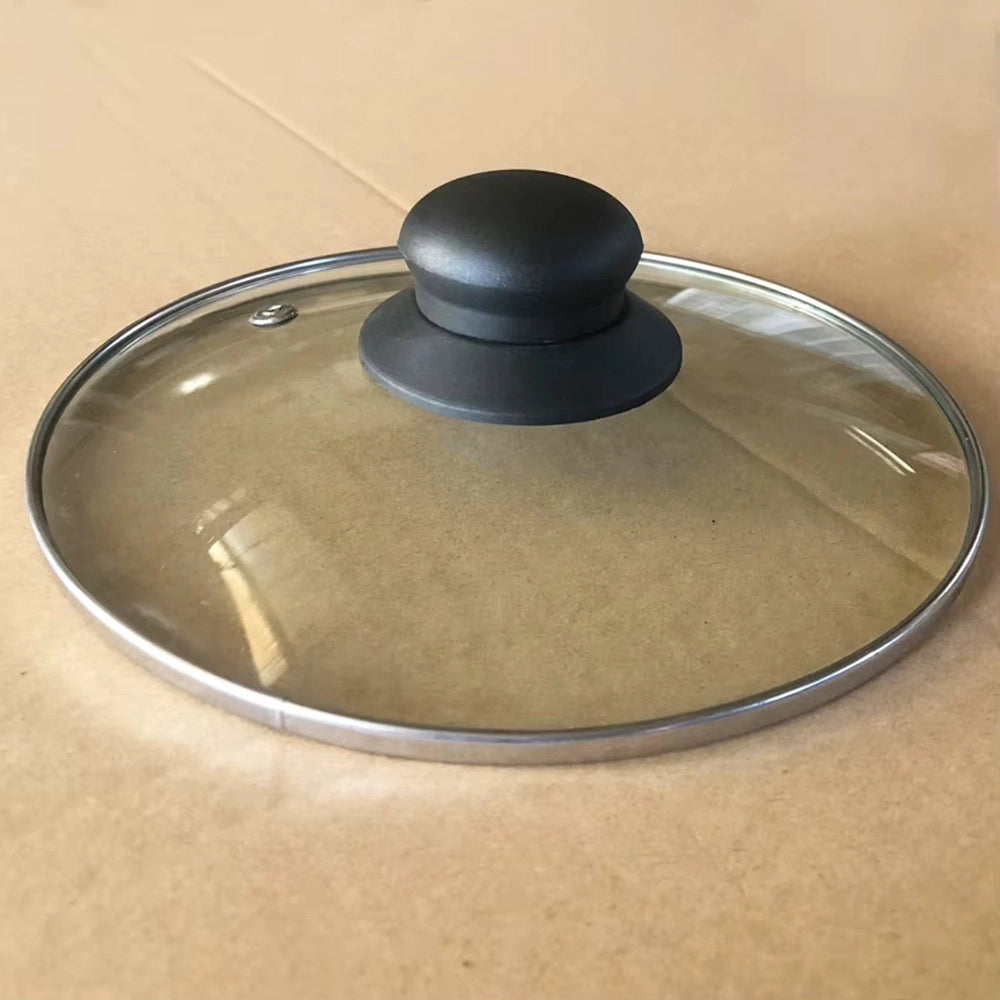 Trade Shop - Pomello Manopola Di Ricambio Per Coperchio Antiscotto Antiscivolo ø6.5 Cm Nero 607413 -