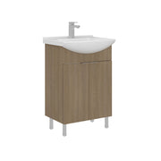 Mobile lavabo "Purus 55" - 55 x 50 x 83 cm - Rovere Sonomo