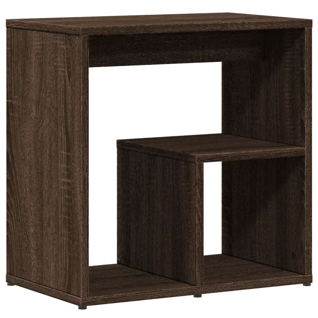 Tavolini 2 pz | Tavolo laterale Rovere Marrone 50x30x50 cm in Legno Multistrato