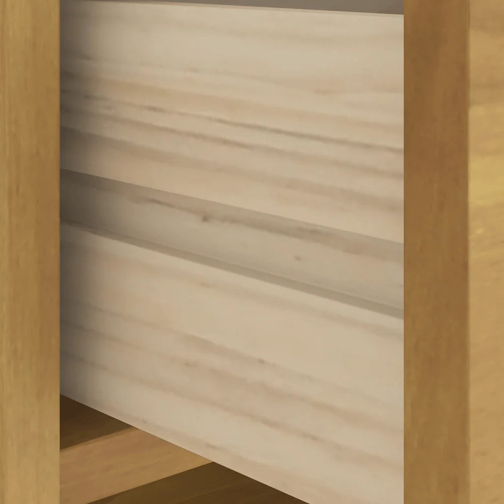 Panca da Corridoio SANDNES 45x40x50 cm Legno Massello di Pino 4010446