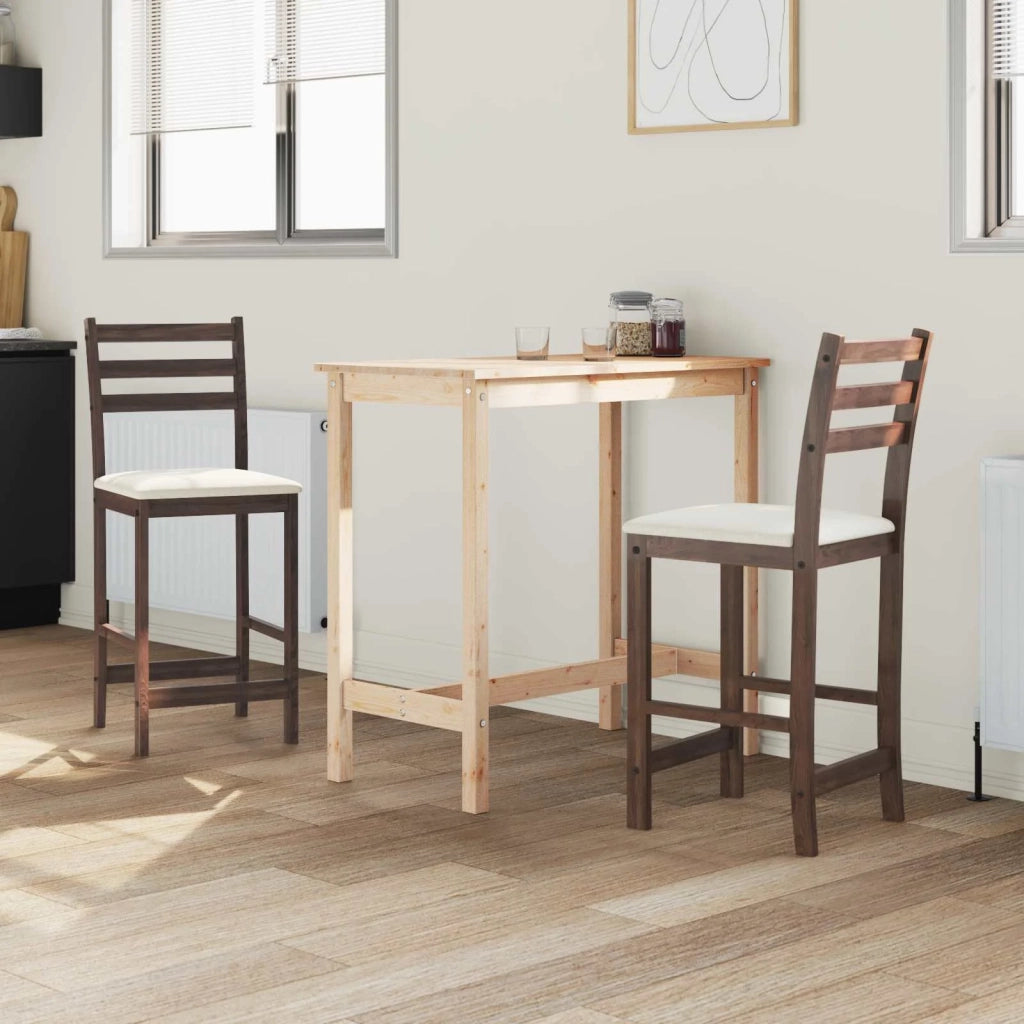 Sedie da pranzo 2 pcs Marrone Chiaro 40 x 47,5 x 99,5 cm
