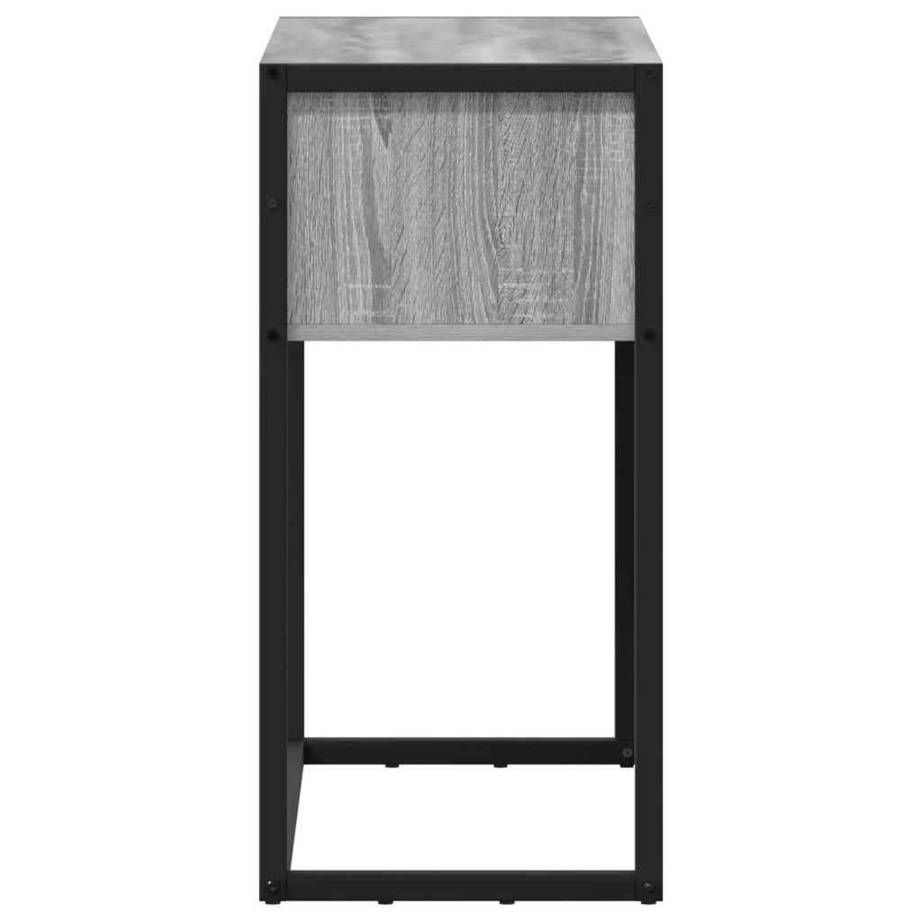 Tavolino Grigio Sonoma 100 x 36 x 75 cm Legno multistrato 886693