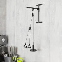 Pulley Machine Home Gym e Puleggia LAT Machine, Attacco per Dischi Pesi Universali e Accessori