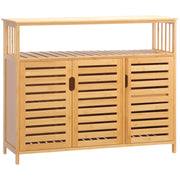 Armadio a 3 ante in bamb¨´ ¨C zephmum ¨C naturale 100x35x82 cm