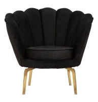 Poltrona Vienna Plus Nera cm 83X76X78