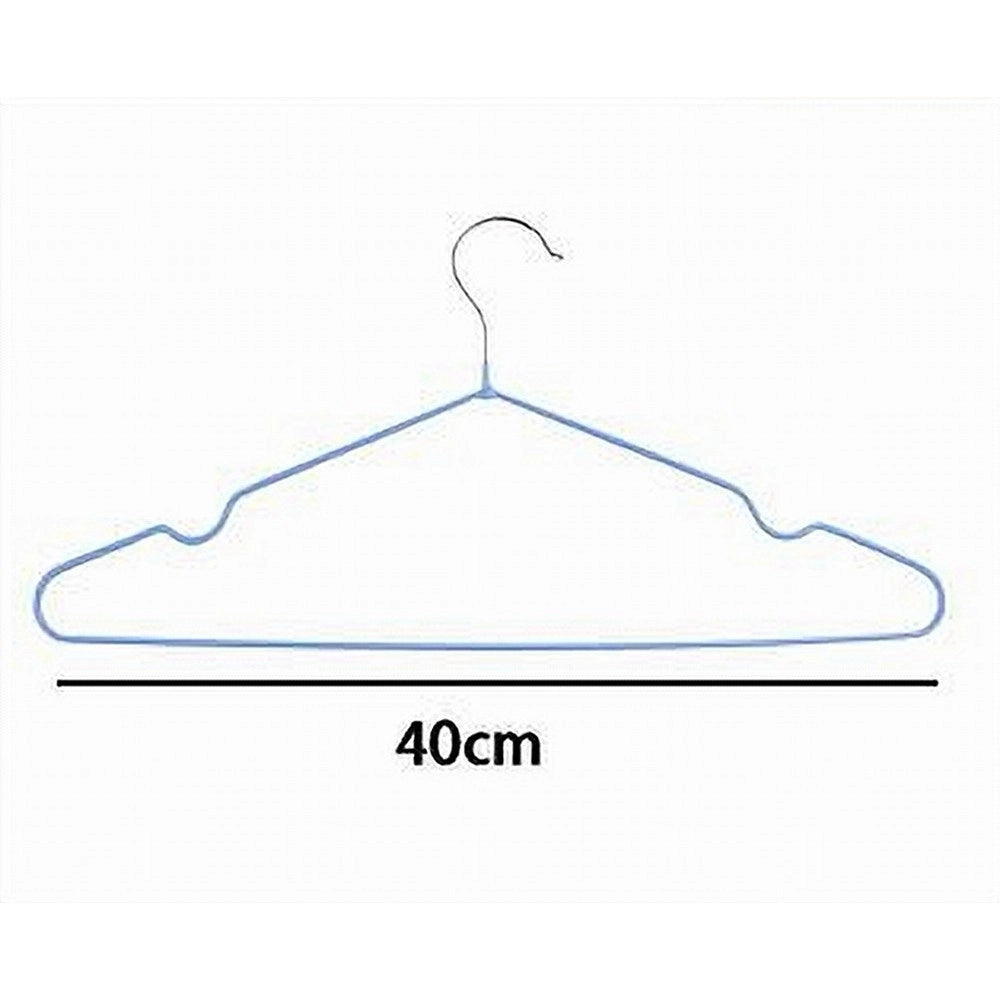 Trade Shop - Set 5pz Grucce Stampelle Appendiabiti Antiscivolo Vestiti 40cm Vari Colori 10457 -