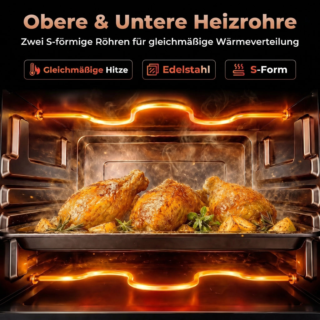 Forno Mini ¨C Zephmum ¨C 9 L Acciaio Inox Cremewei?