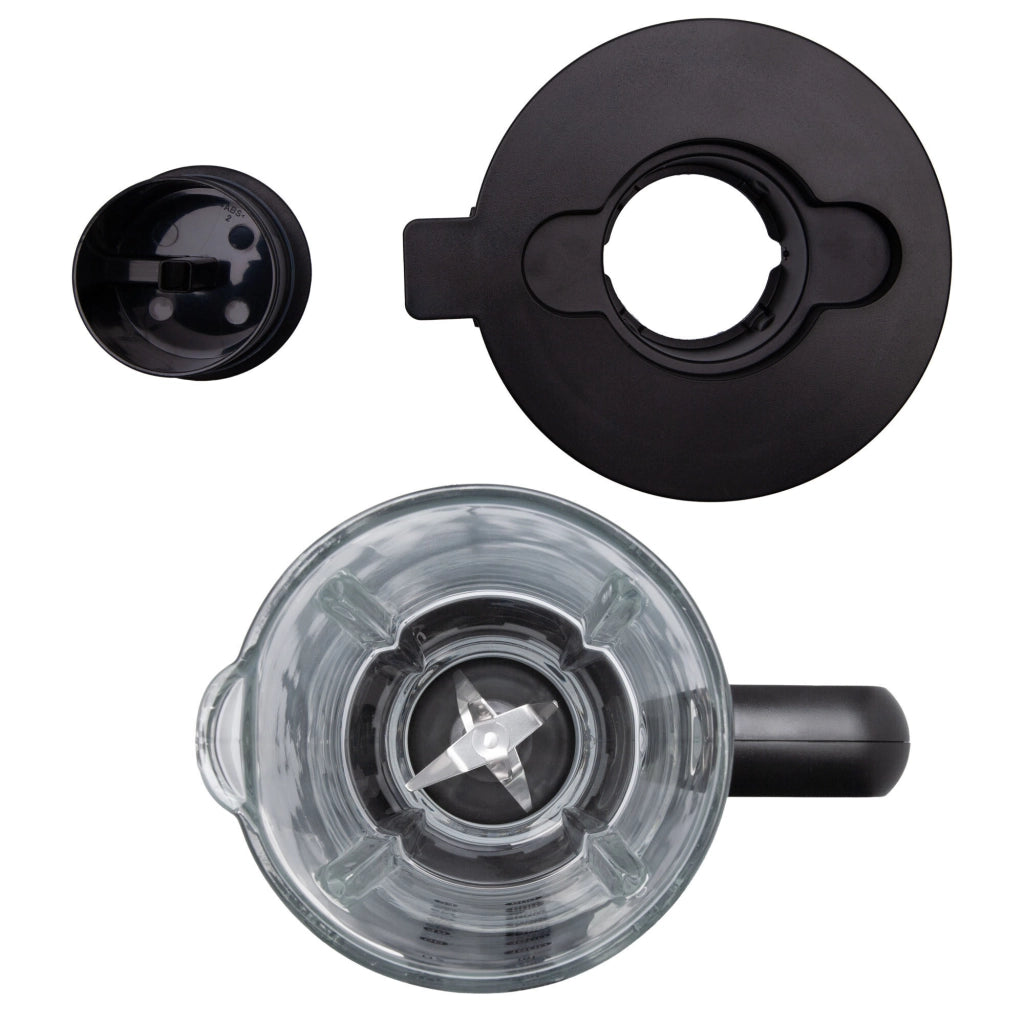 Frullatore da cucina con caraffa vetro 1800ml, 3 programmi automatici, lame acciaio inox 6 lame 1200W - SOGO