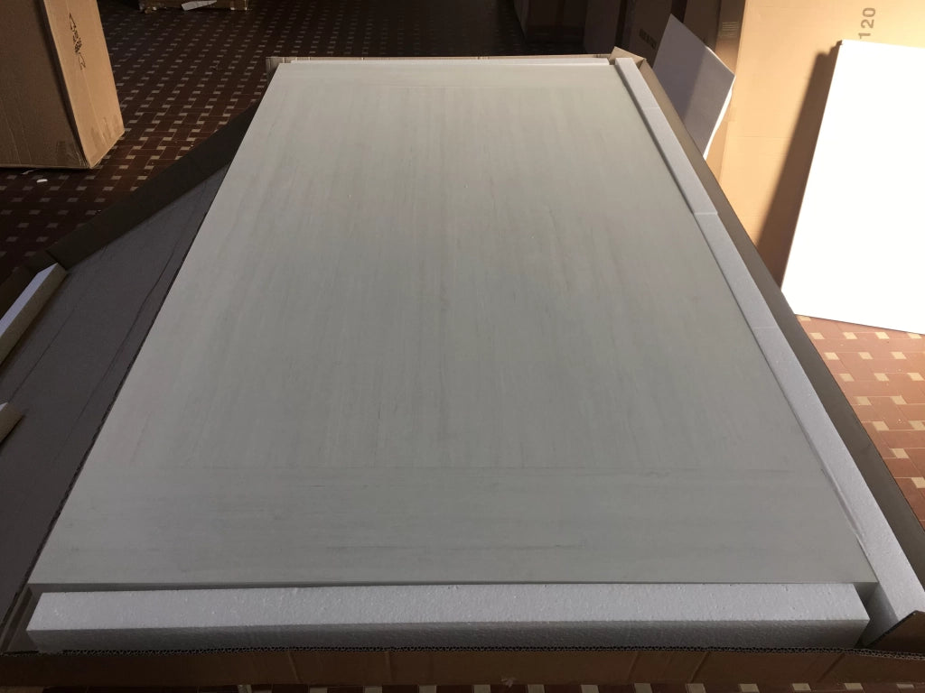 Tavolo big table nobilitato bianco consumato l.180 p.100 h.77