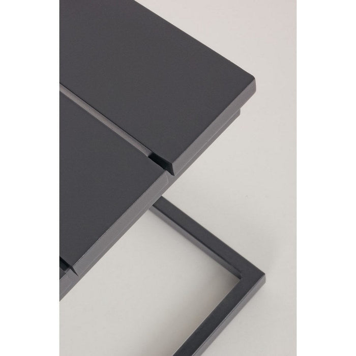 Tavolino design da Giardino Share grigio 41x41x45 cm in Alluminio Share Grigio