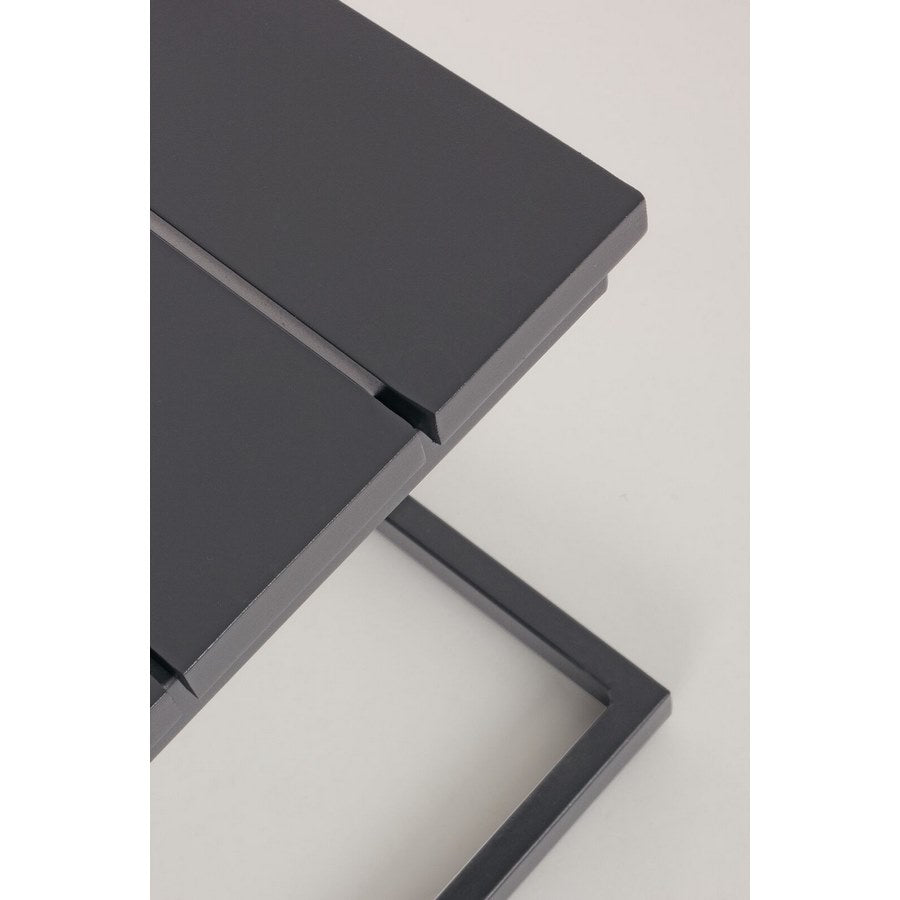 Tavolino design da Giardino Share grigio 41x41x45 cm in Alluminio Share Grigio