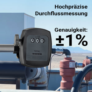 Contatore per pompa gasolio diesel 3 bar 10-60l/min 25,4mm tolleranza 1%