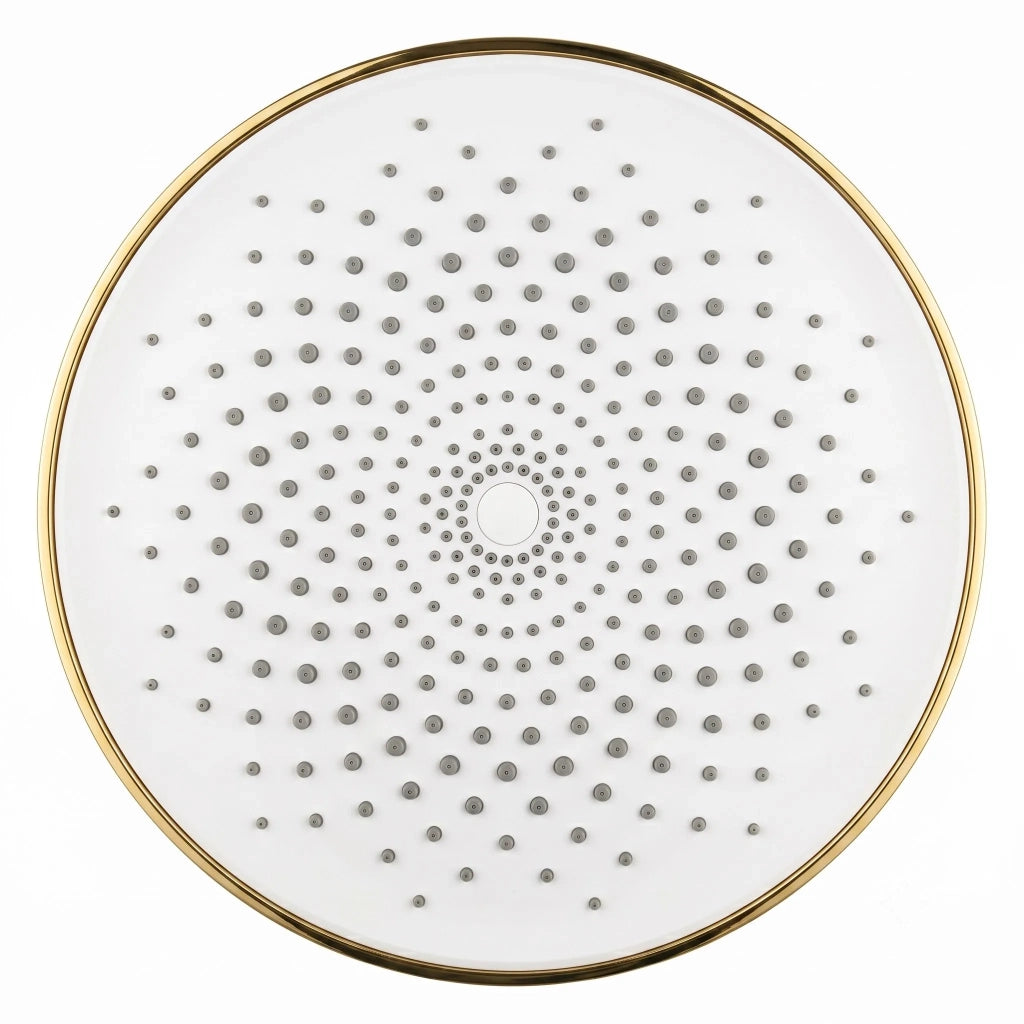 Soffione Doccia Rotondo Rea Js-021 Gold Brush