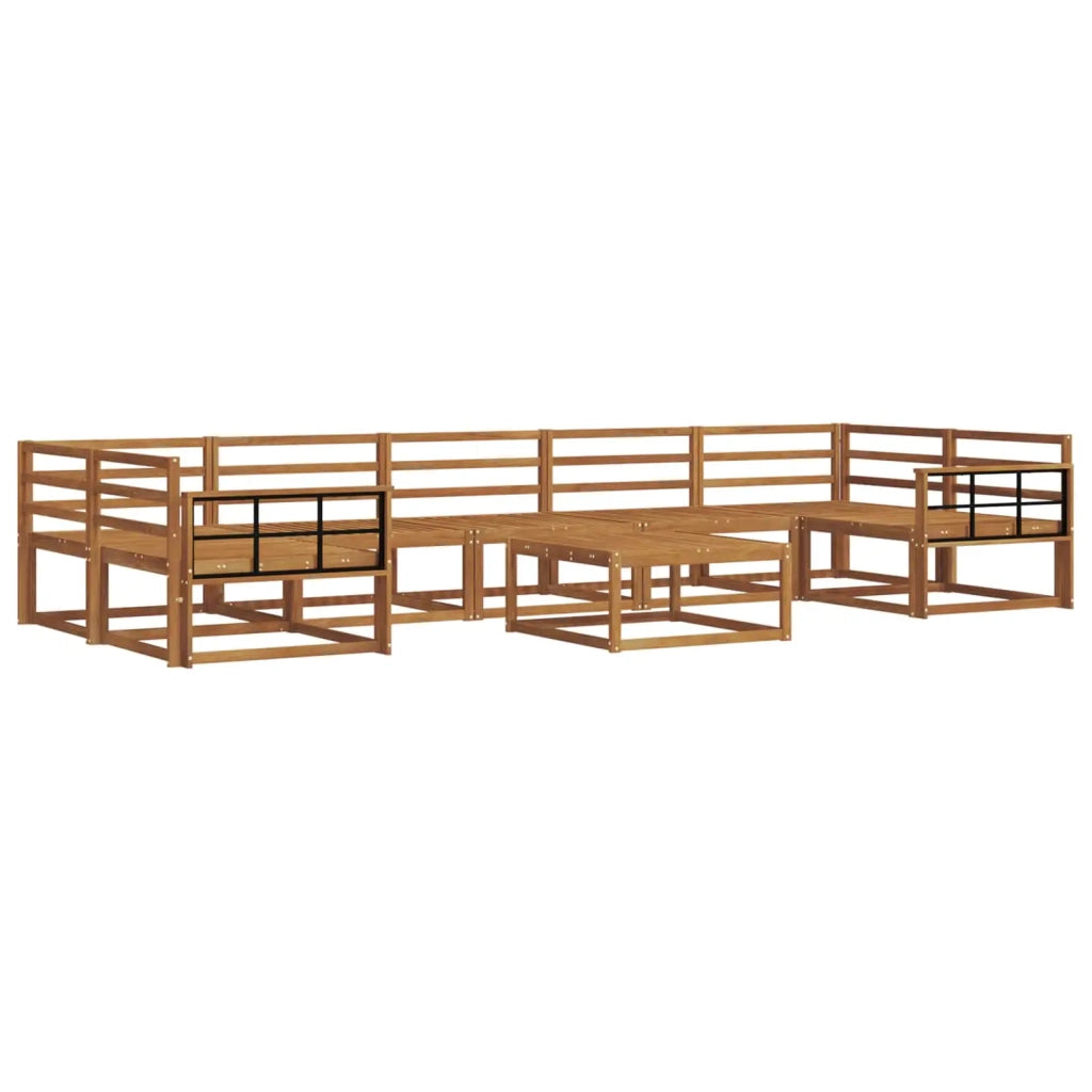Set di divani da esterno 8 pcs Naturale