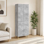 Set di armadi 2 pz Grigio Cemento Legno ingegnerizzato 3416748