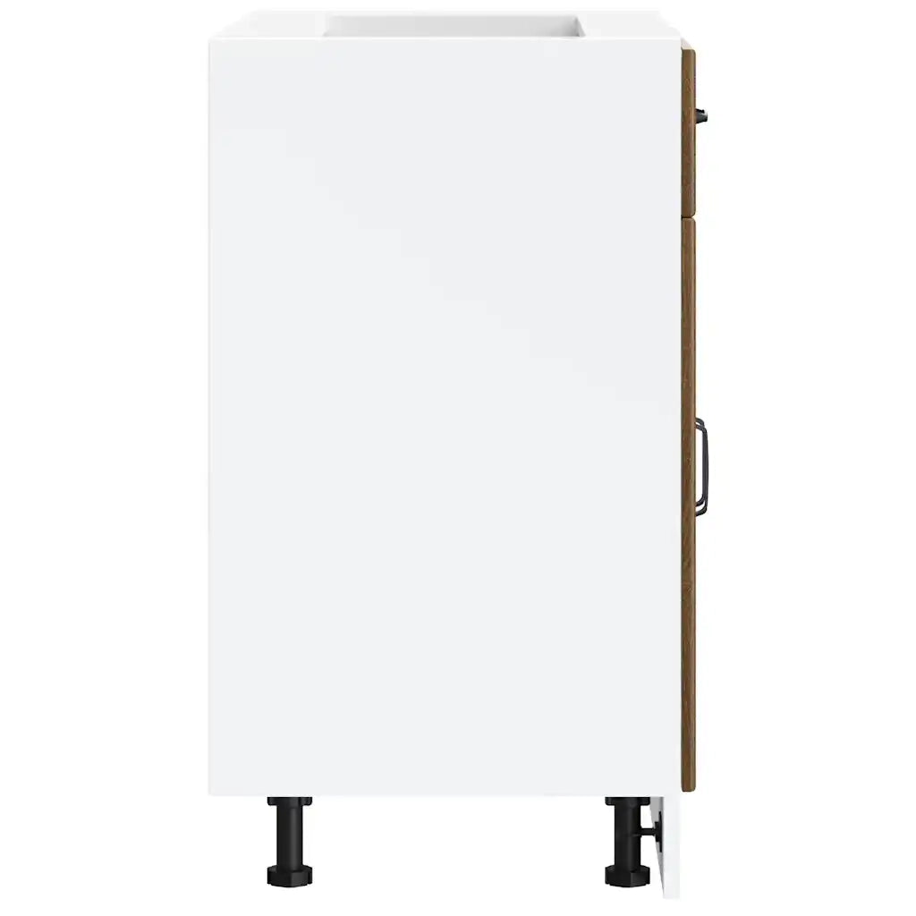 Pensile da Cucina Porto Bianco Lucido in Legno Multistrato 854041