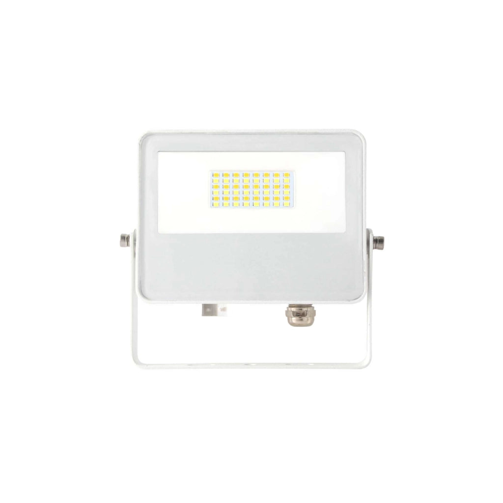 Sky Proiettore LED da Esterno 30W 115° con Tecnologia Switch Temperatura Colore Regolabile 3000K 4000K 5000K Bianco Opaco Design Professionale