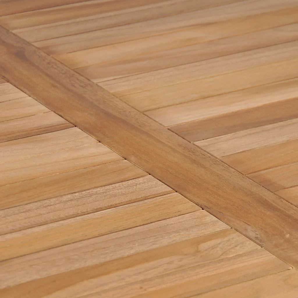 Set da Pranzo per Esterni 5 pz Legno Massello di Teak cod mxl 41858