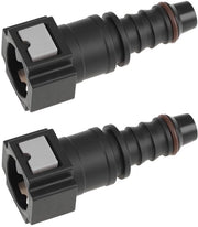 2 Adattatori di Connessione Veloce per Tubi di Carburante in Gomma
