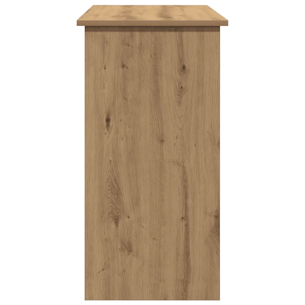 vidaXL Scrivania Rovere Artigianale 80x40x75 cm in Legno Multistrato
