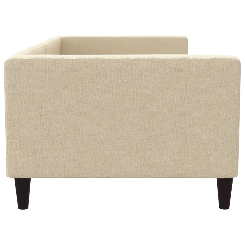 Letto da Giorno Crema 90x200 cm in Tessuto 353987