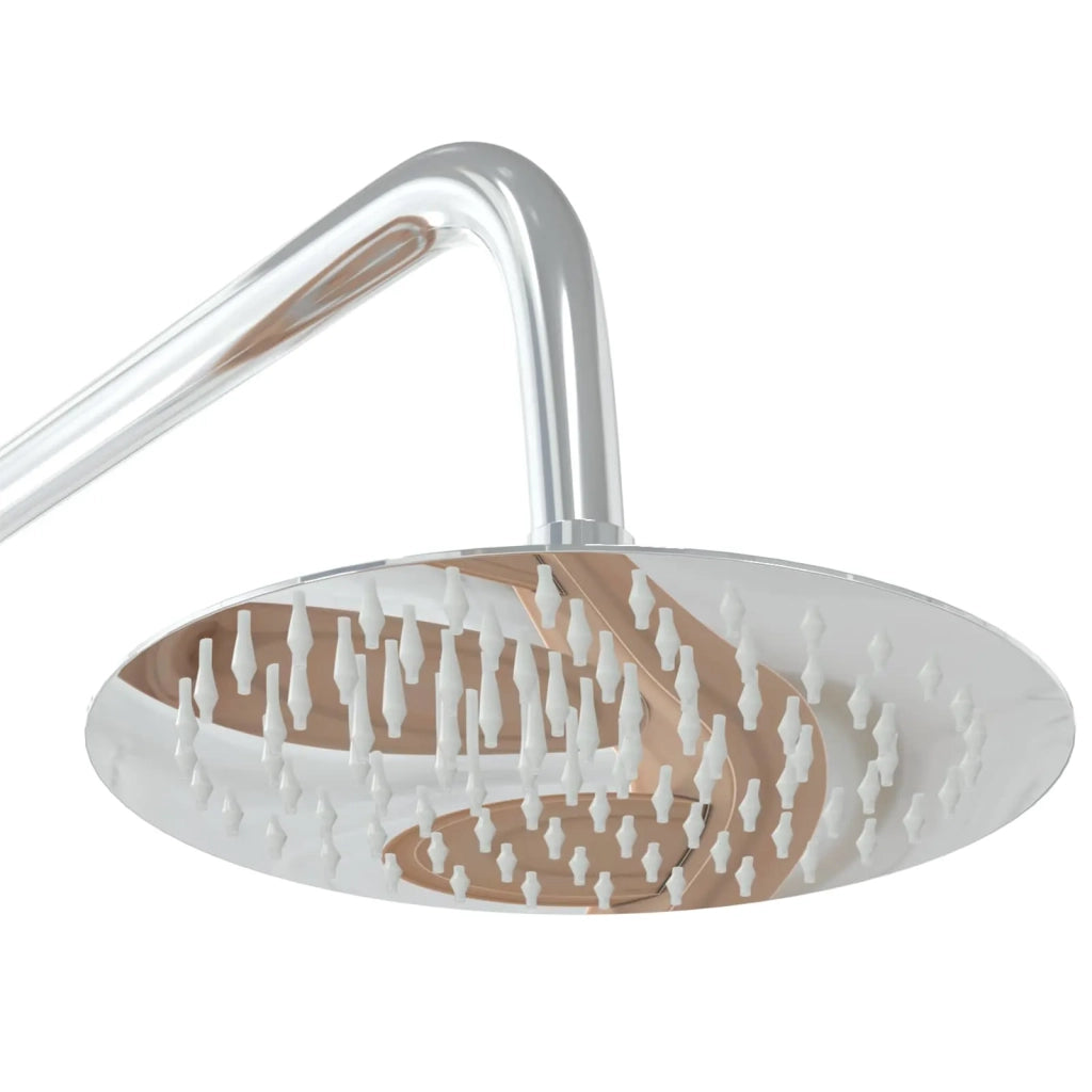 Doccia da esterno 225 cm Legno massello di pino e acciaio inox 886348