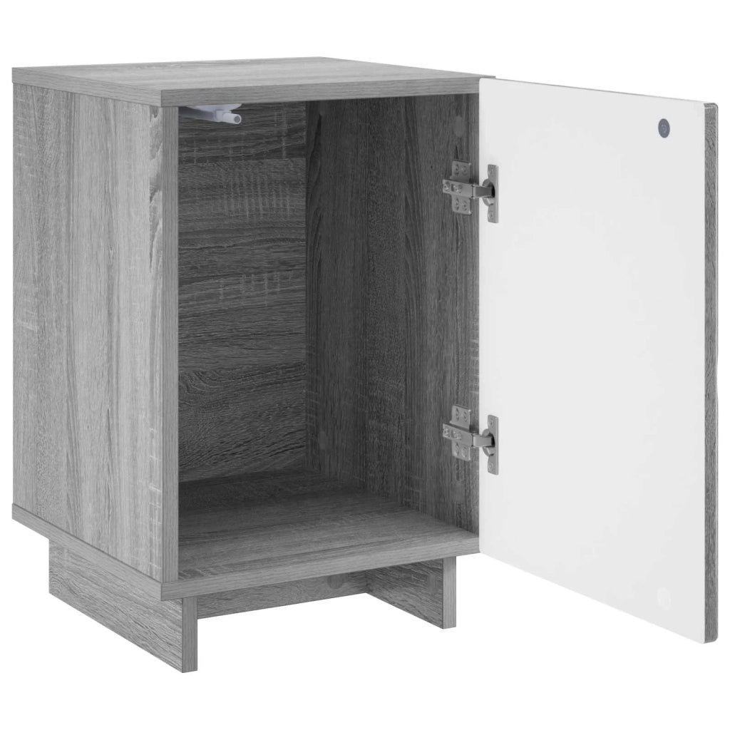 Armadio da Notte Sonoma grigio 33,5 x 34,5 x 50 cm 8011417