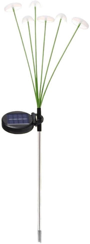 Illuminazione solare per giardino, set di illuminazione a forma di funghi LED unico, decorativa e impermeabile illuminazione farfalla da fuoco, ideale per terrazzi, giardini e scale per creare atmosfera.