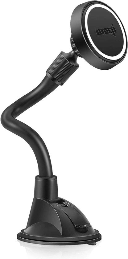 Otturatore per telefono per auto con forza di aderenza per coperchio di vetro per cruscotto - compatibile con GPS e smartphone universale (iPhone XS/X/8)