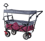Carrello da spiaggia con tettuccio in Acciaio cm 139x103x51 - BENJAMIN