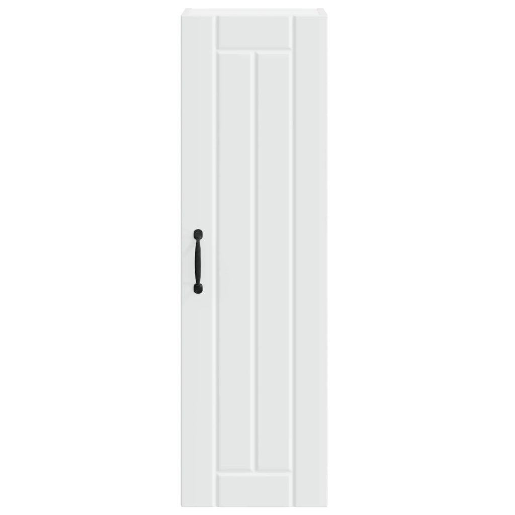 Mobile da cucina rettangolare moderno con pratico spazio di archiviazione 30 x 31 x 100 cm legno ingegnerizzato bianco 02_0054122